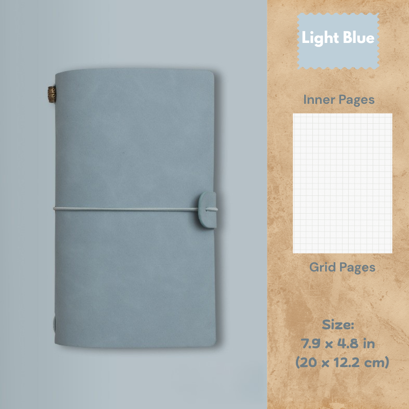 My Vintage Notebook - Slim Retro Journal