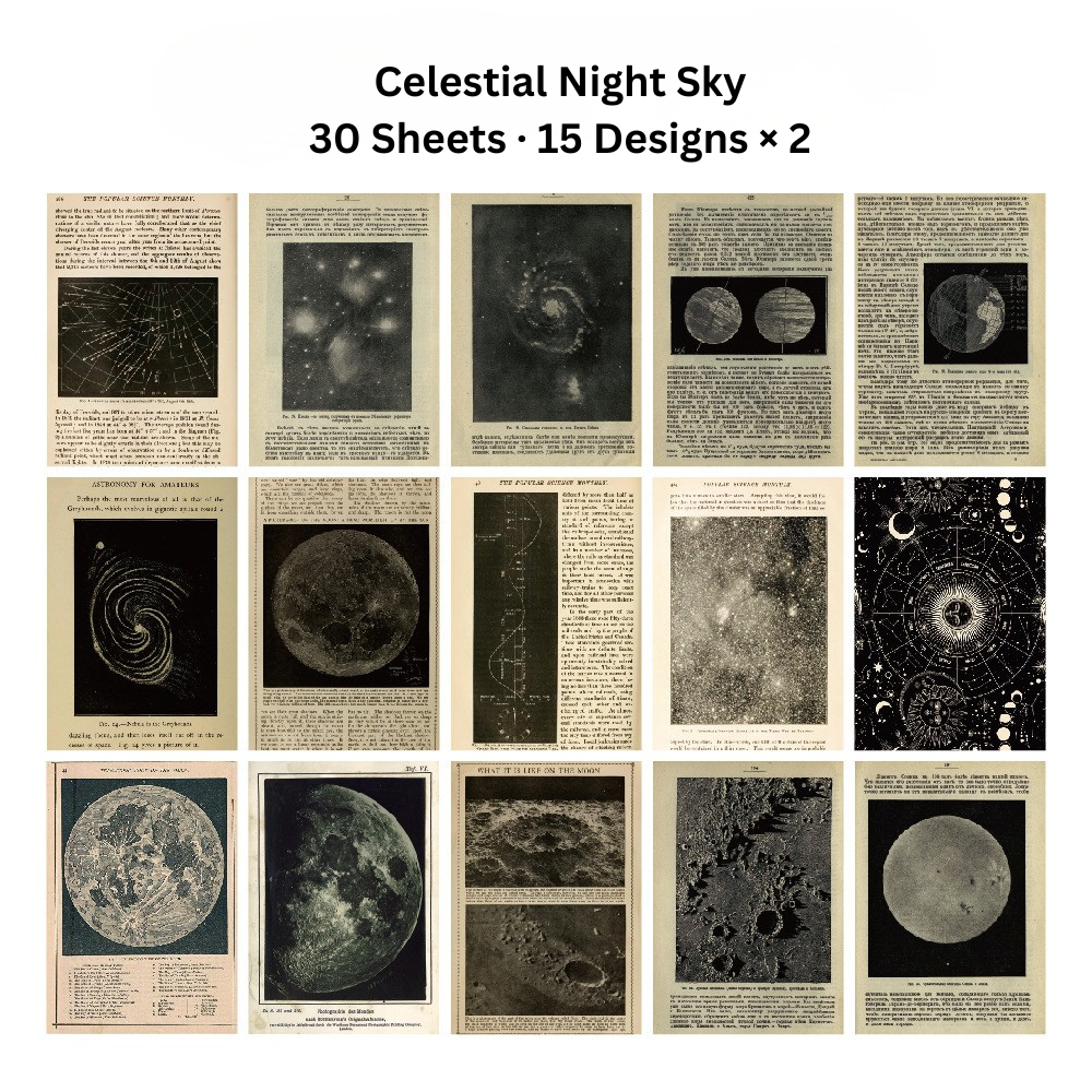 Echoes of the Archive – Background Paper Set, 30 Sheets