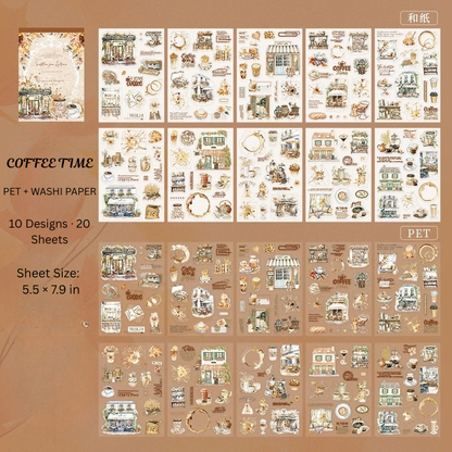 Invitation to Autumn PET & Washi Sticker Book