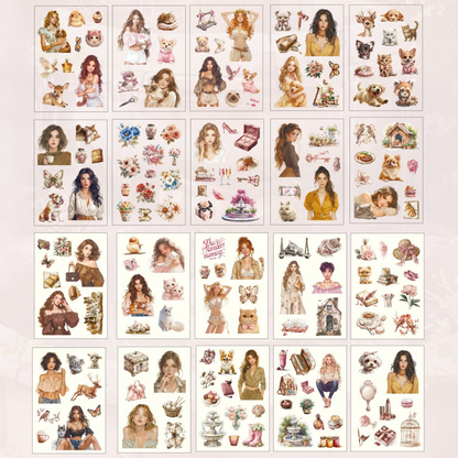 Warm Bloom Chronicle - Sticker Book