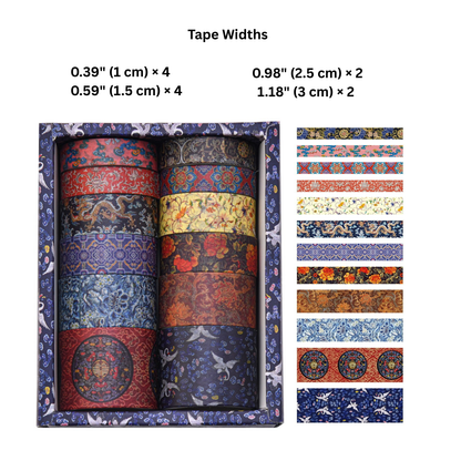 Beautiful Landscapes Washi Tape Set - 12 rolls
