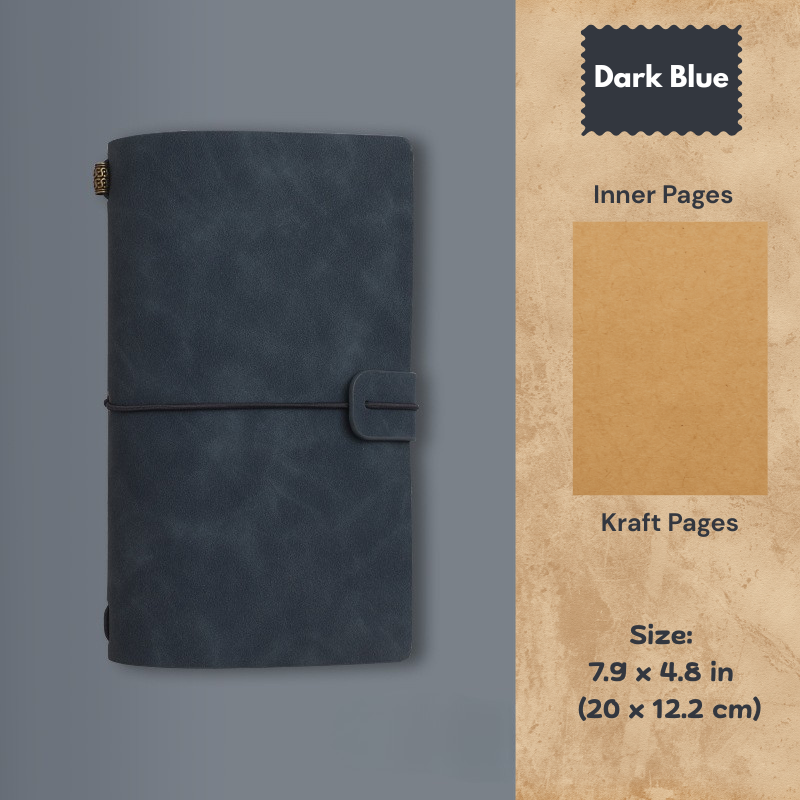 My Vintage Notebook - Slim Retro Journal
