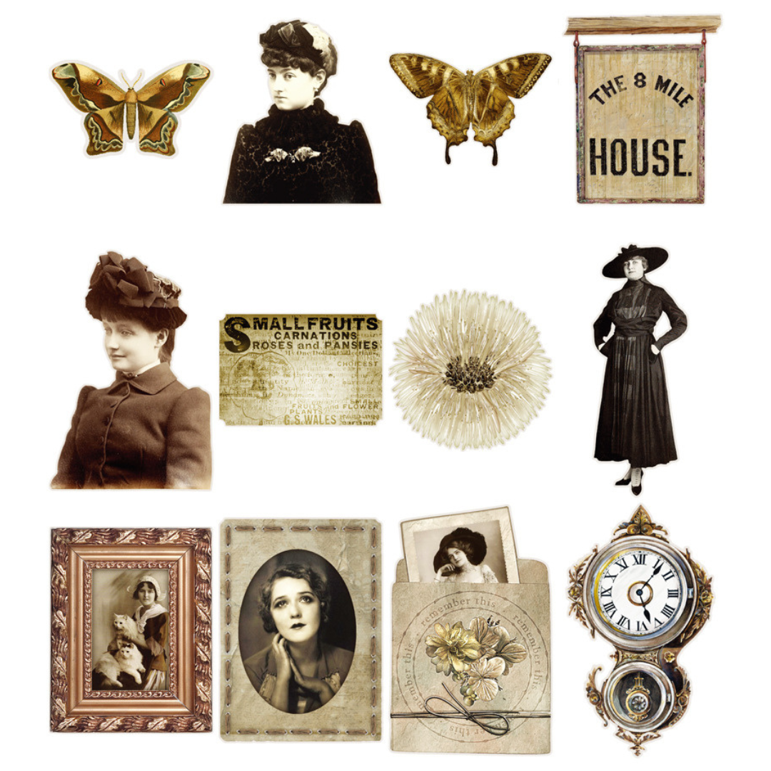 Sepia Dreams Stickers