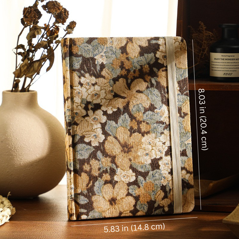Romantic Floral Diary - A5 Retro Journal