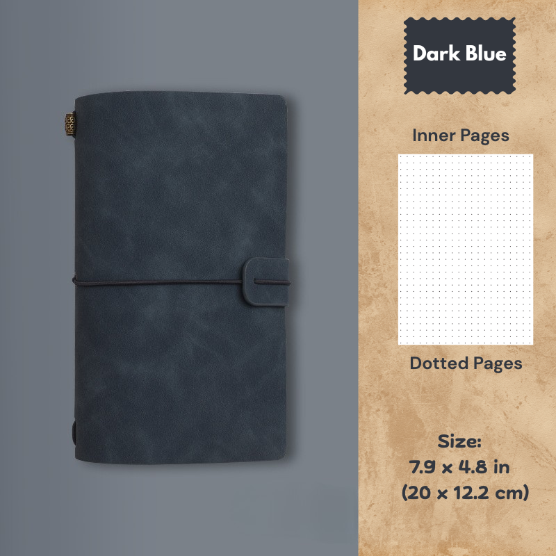 My Vintage Notebook - Slim Retro Journal