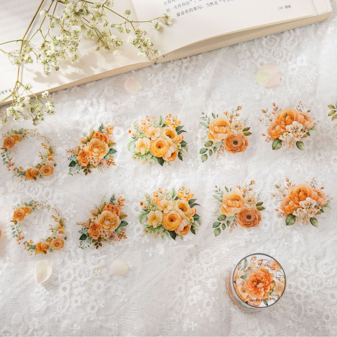 Sea of Flowers - PET Sticker Tape
