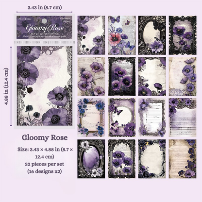 Gloomy Rose - Background Paper Set