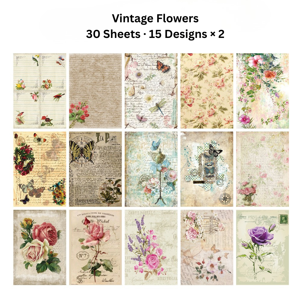 Echoes of the Archive – Background Paper Set, 30 Sheets