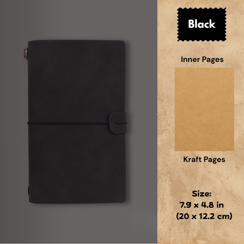 My Vintage Notebook - Slim Retro Journal