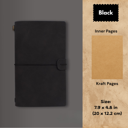 My Vintage Notebook - Slim Retro Journal