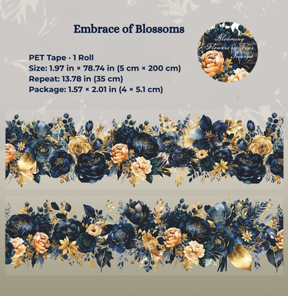 Elegant Floral Collection - PET Tape
