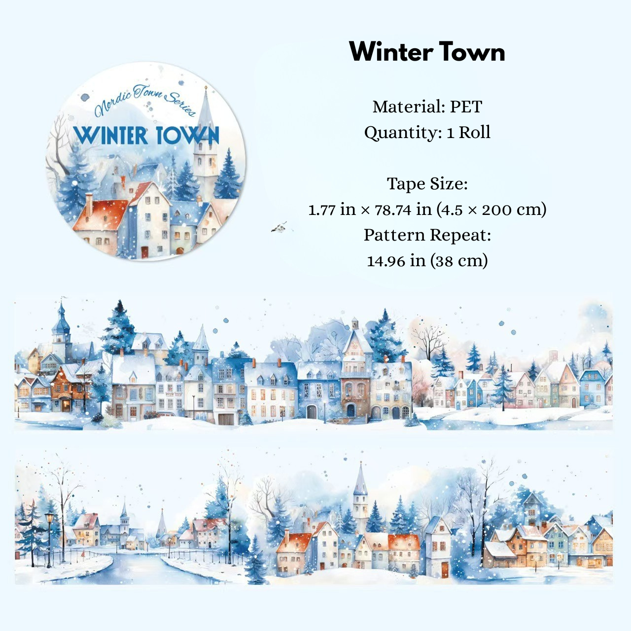 Nordic Town Series - PET Tape