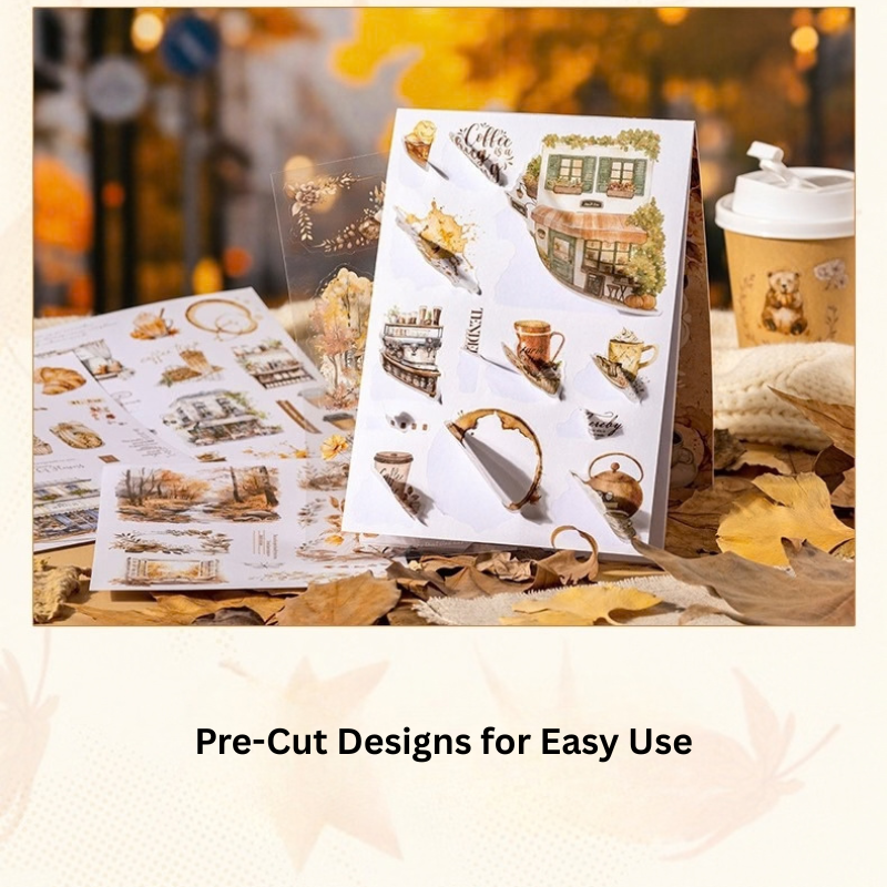 Invitation to Autumn PET & Washi Sticker Book