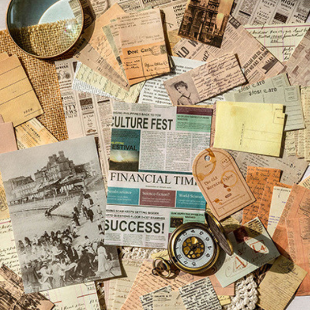 Old Newspaper Collection - Ephemera Pack