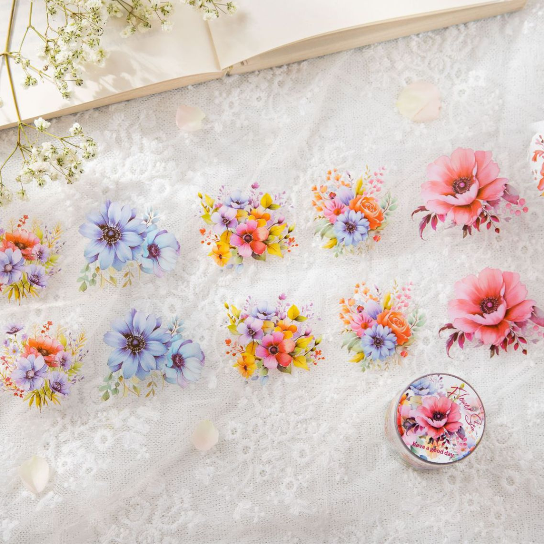 Sea of Flowers - PET Sticker Tape