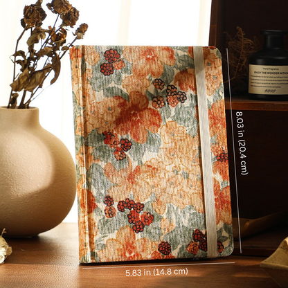 Romantic Floral Diary - A5 Retro Journal