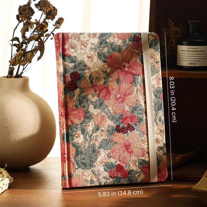 Romantic Floral Diary - A5 Retro Journal