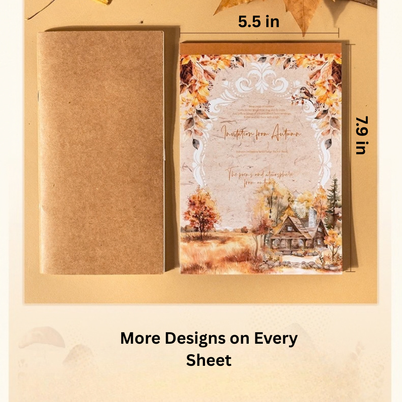 Invitation to Autumn PET & Washi Sticker Book