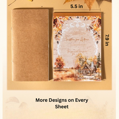 Invitation to Autumn PET & Washi Sticker Book