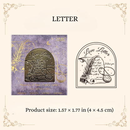 Celestial Forest Decorative Metal Clip - Page Clip