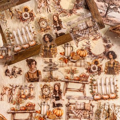 Autumn Life Series PET Sticker Pack