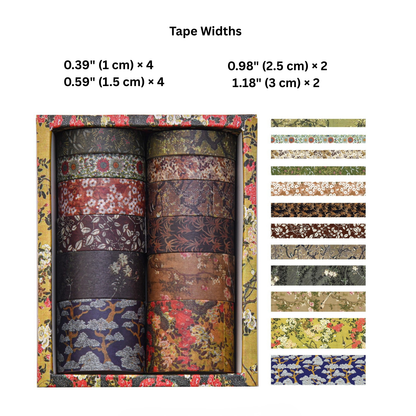 Beautiful Landscapes Washi Tape Set - 12 rolls