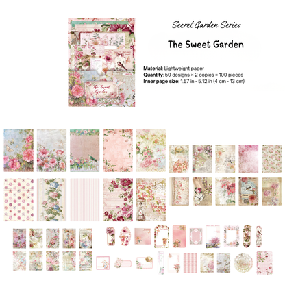 The Sweet Garden - Ephemera Pack - Secret Garden Series