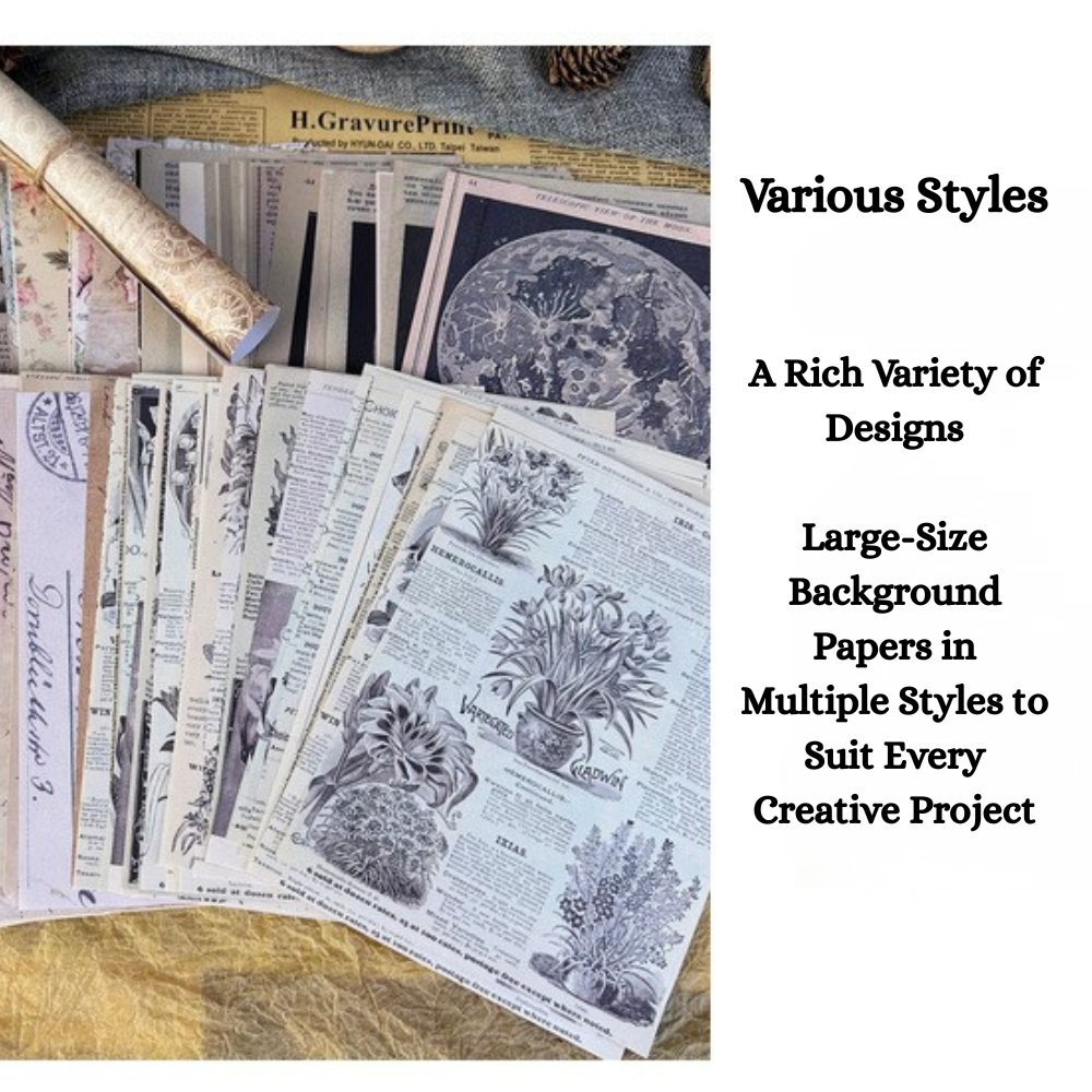 Echoes of the Archive – Background Paper Set, 30 Sheets