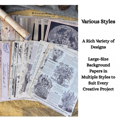 Echoes of the Archive – Background Paper Set, 30 Sheets
