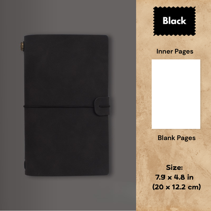 My Vintage Notebook - Slim Retro Journal