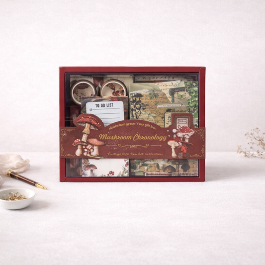 Mushroom Reverie Craft Kit - Vintage Scrapbooking Kit/Gift Kit