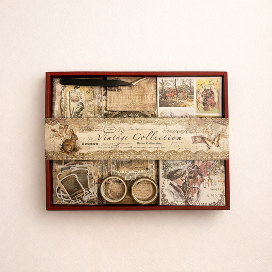 Vintage Butterfly Craft Kit - Vintage Scrapbooking Kit/Gift Kit