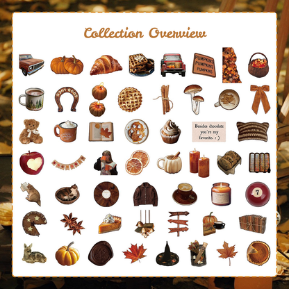 Autumn Cozy Sticker Pack 🍂