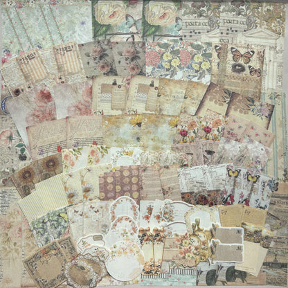 Pastoral Flowers Season - Ephemera Pack - Secret Garden Series