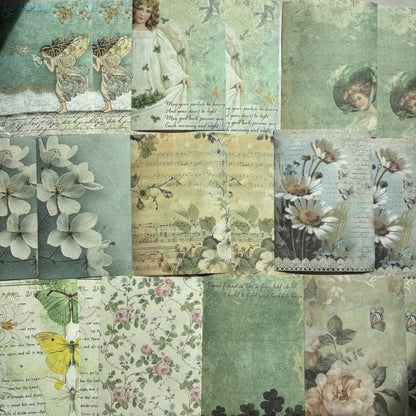 Among the Green Wildflowers - Ephemera Pack - Secret Garden Series