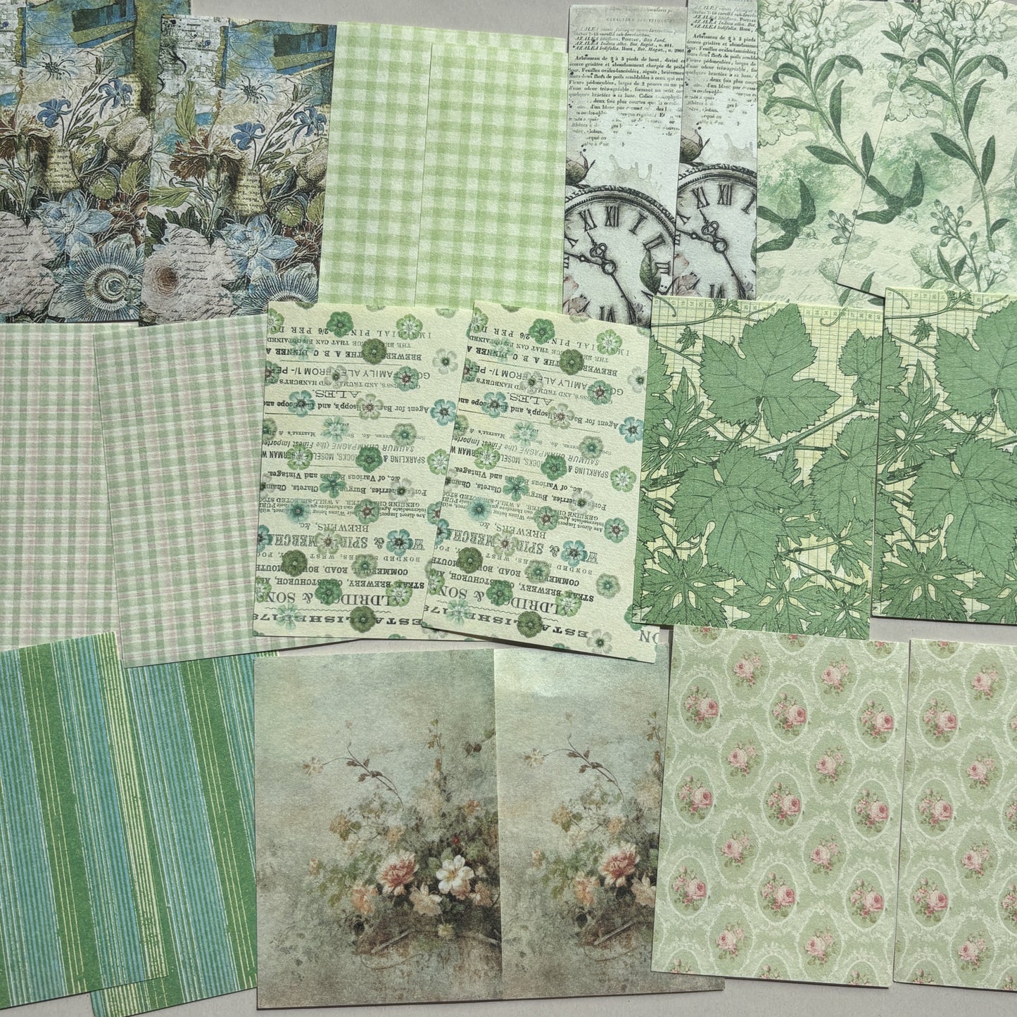 Among the Green Wildflowers - Ephemera Pack - Secret Garden Series