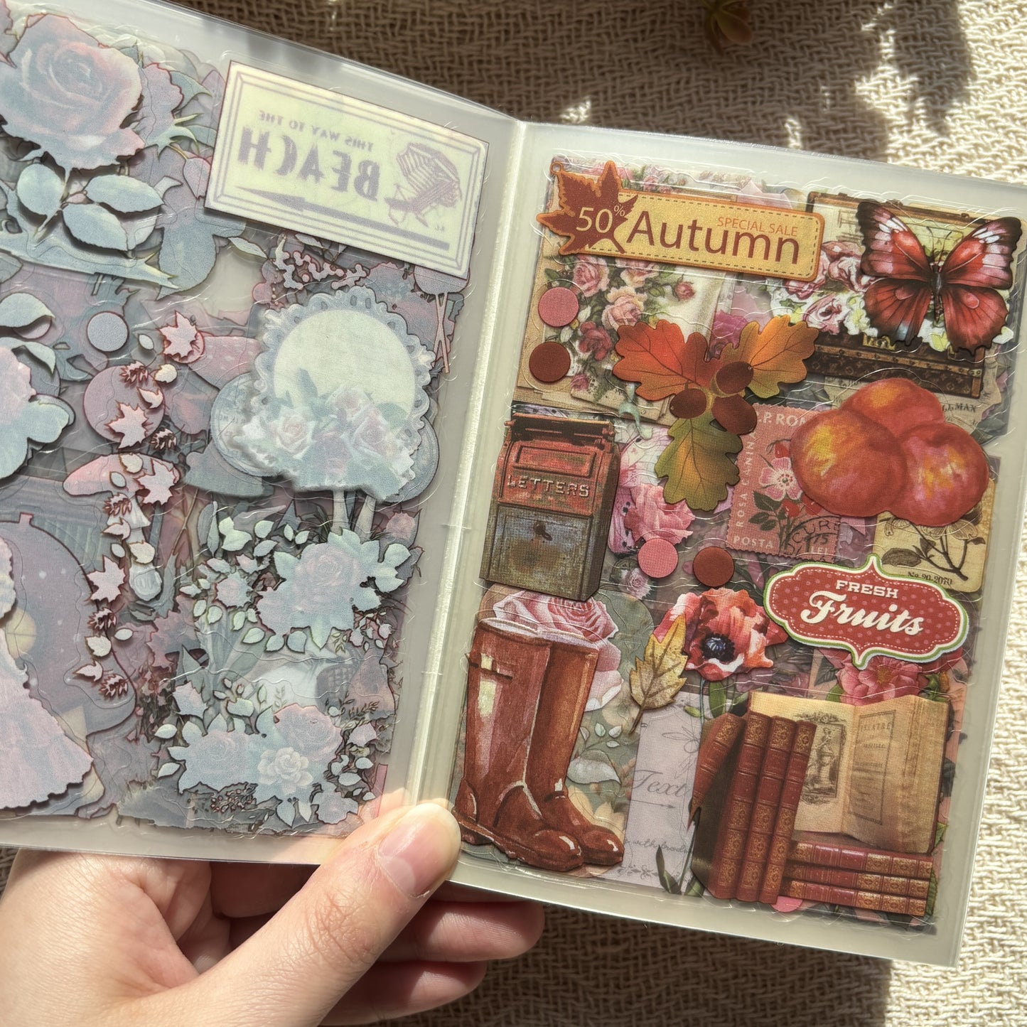 Flower Shadow - Sticker Book