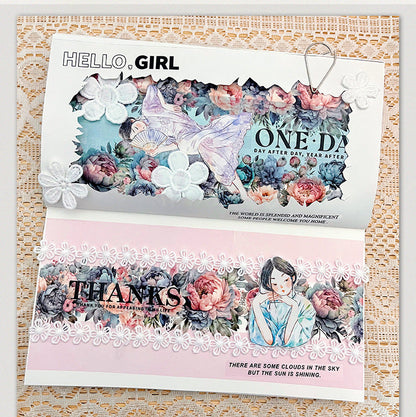 Elegant Floral Collection - PET Tape