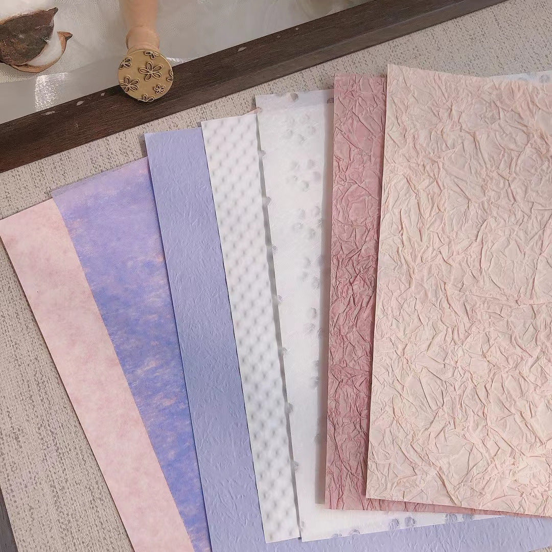 Mesh & Textured Specialty Paper Pack – A5 (5.8 × 8.3 in)