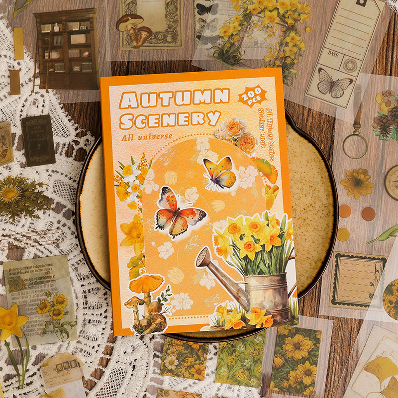 Autumn Scenery - Sticker Book