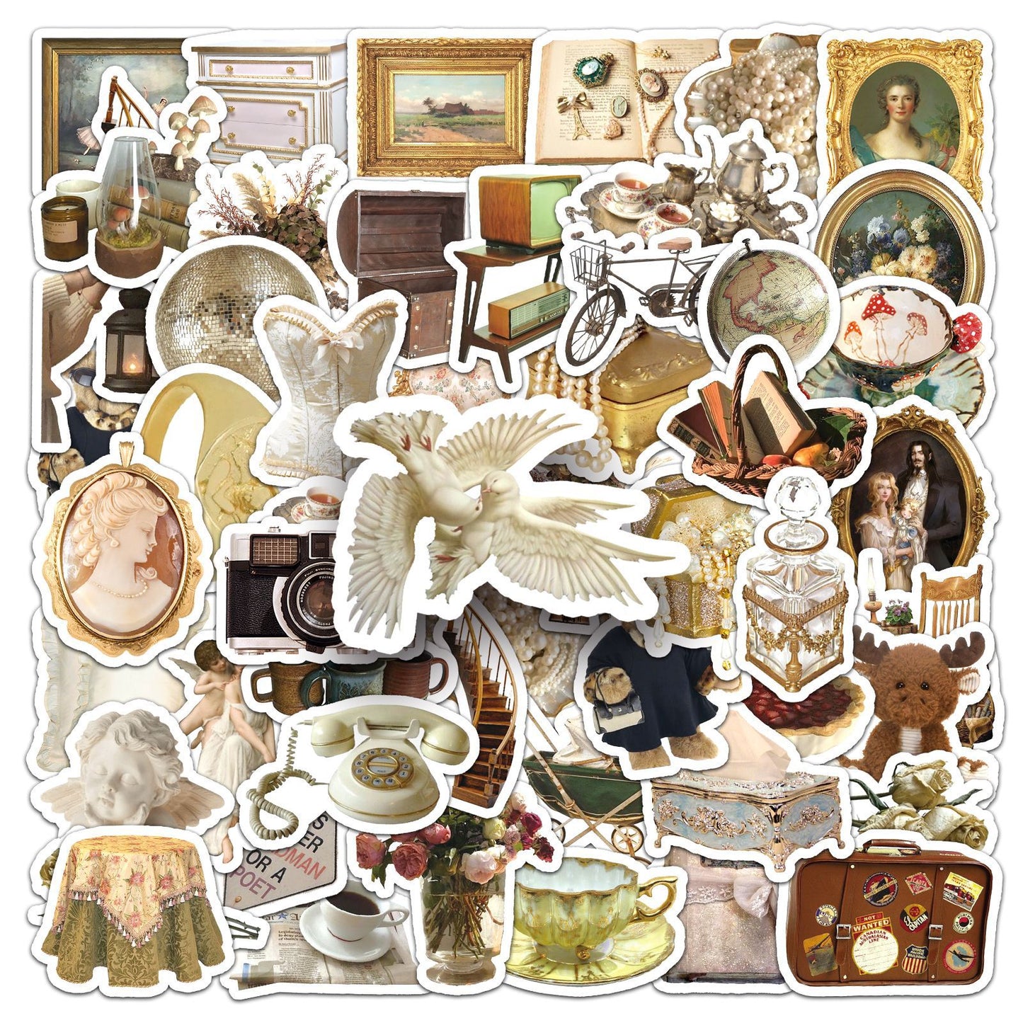 Timeless Treasures Vintage Stickers