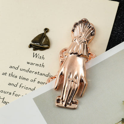 Hand Clip – Vintage Alloy Page Clip