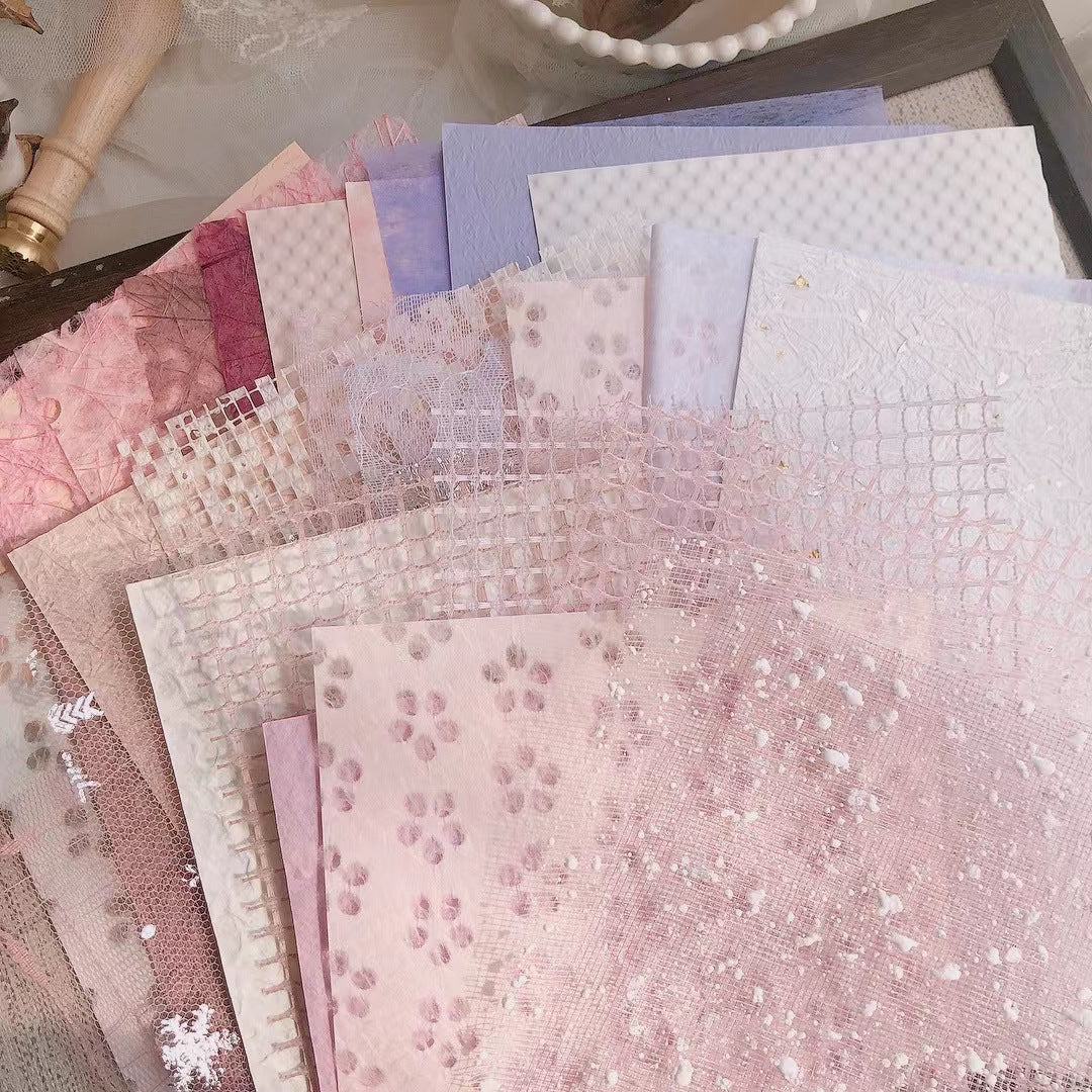 Mesh & Textured Specialty Paper Pack – A5 (5.8 × 8.3 in)