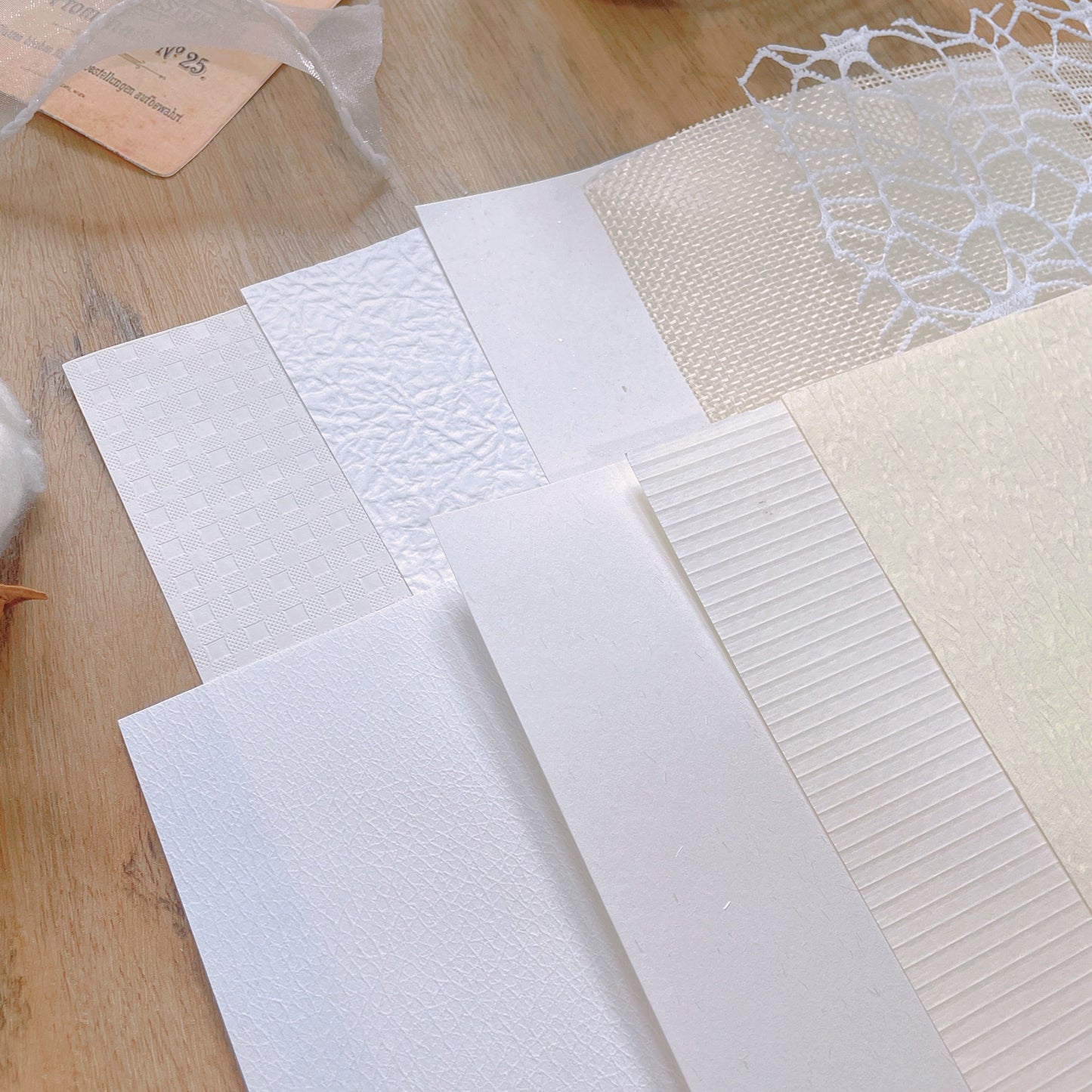 Mesh & Textured Specialty Paper Pack – A5 (5.8 × 8.3 in)