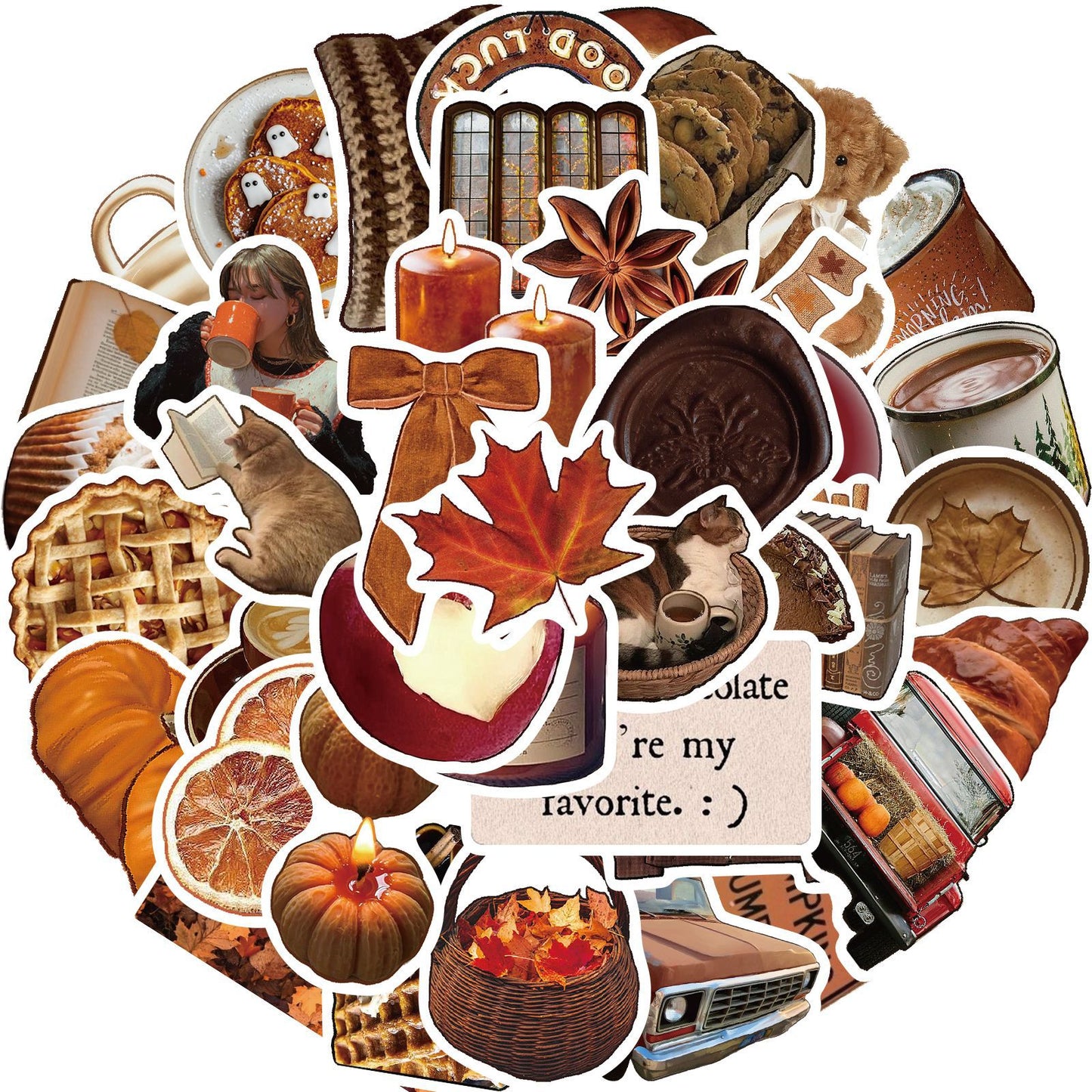 Autumn Cozy Sticker Pack 🍂
