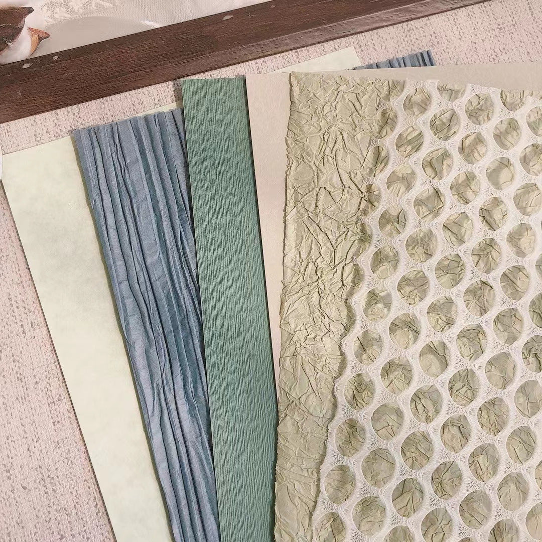 Mesh & Textured Specialty Paper Pack – A5 (5.8 × 8.3 in)