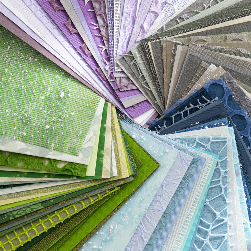 Mesh & Textured Specialty Paper Pack – A5 (5.8 × 8.3 in)