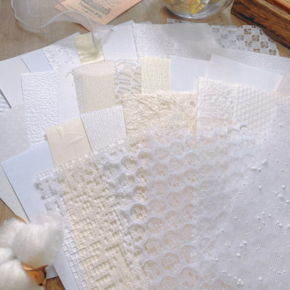 Mesh & Textured Specialty Paper Pack – A5 (5.8 × 8.3 in)