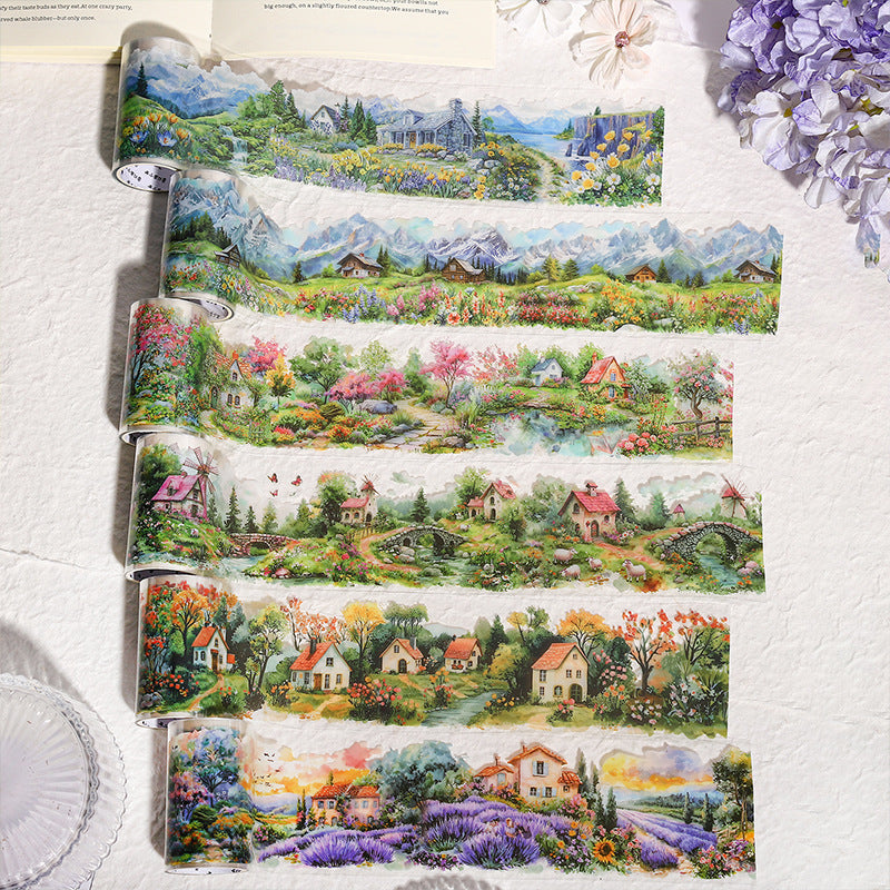 Small Town in the Wilderness Series – PET Decorative Tape