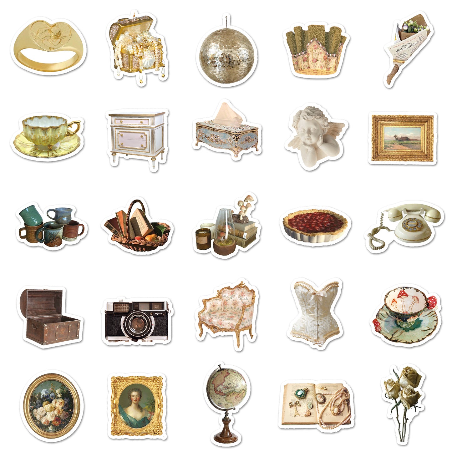 Timeless Treasures Vintage Stickers